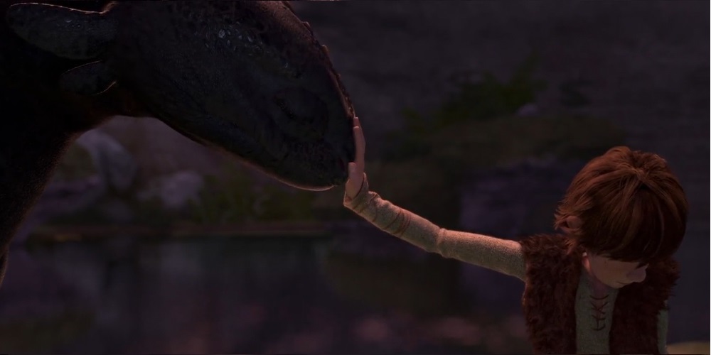 Zdjęcie Czkawki ze smokiem: „Czkawka i Szczerbatek – symbol autentyczności i empatii w psychologii dziecka”.